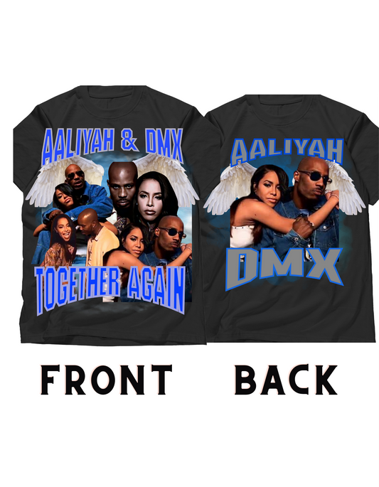 Aaliyah and dmx graphic tee