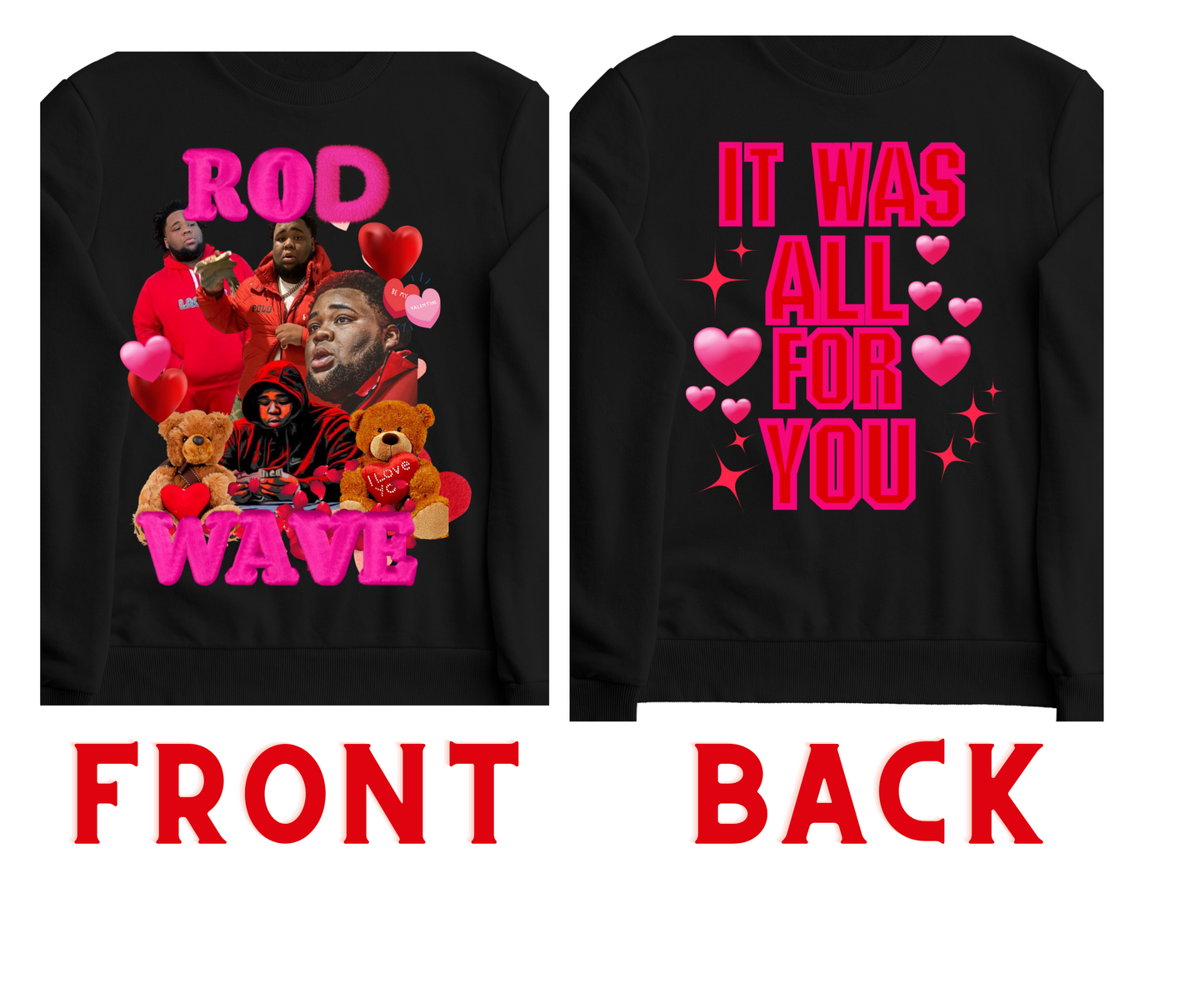 Rod wave valentine edition graphic top