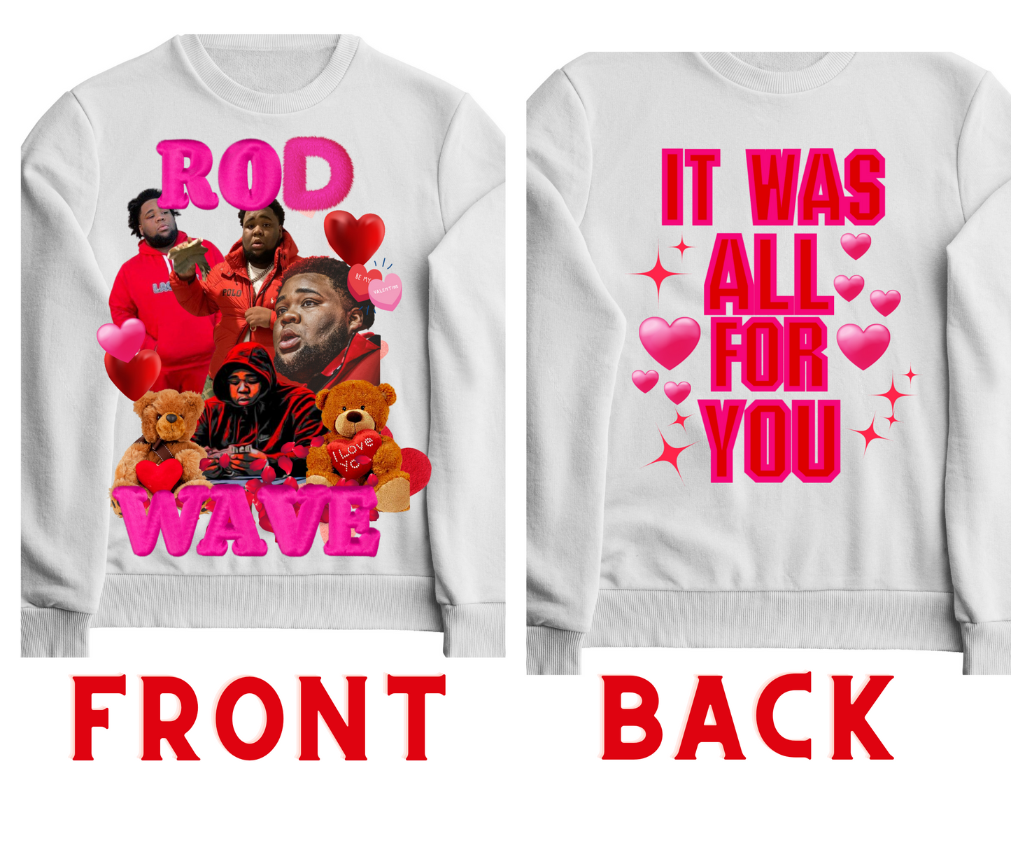 Rod wave valentine edition graphic top