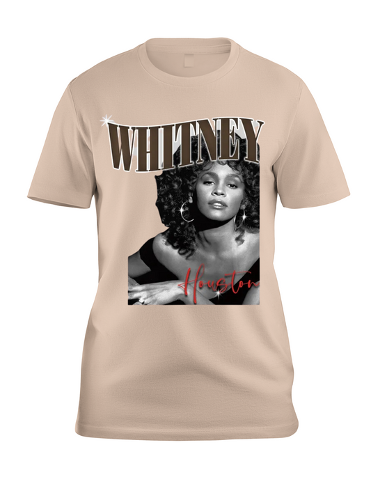 Whitney Houston graphic tee