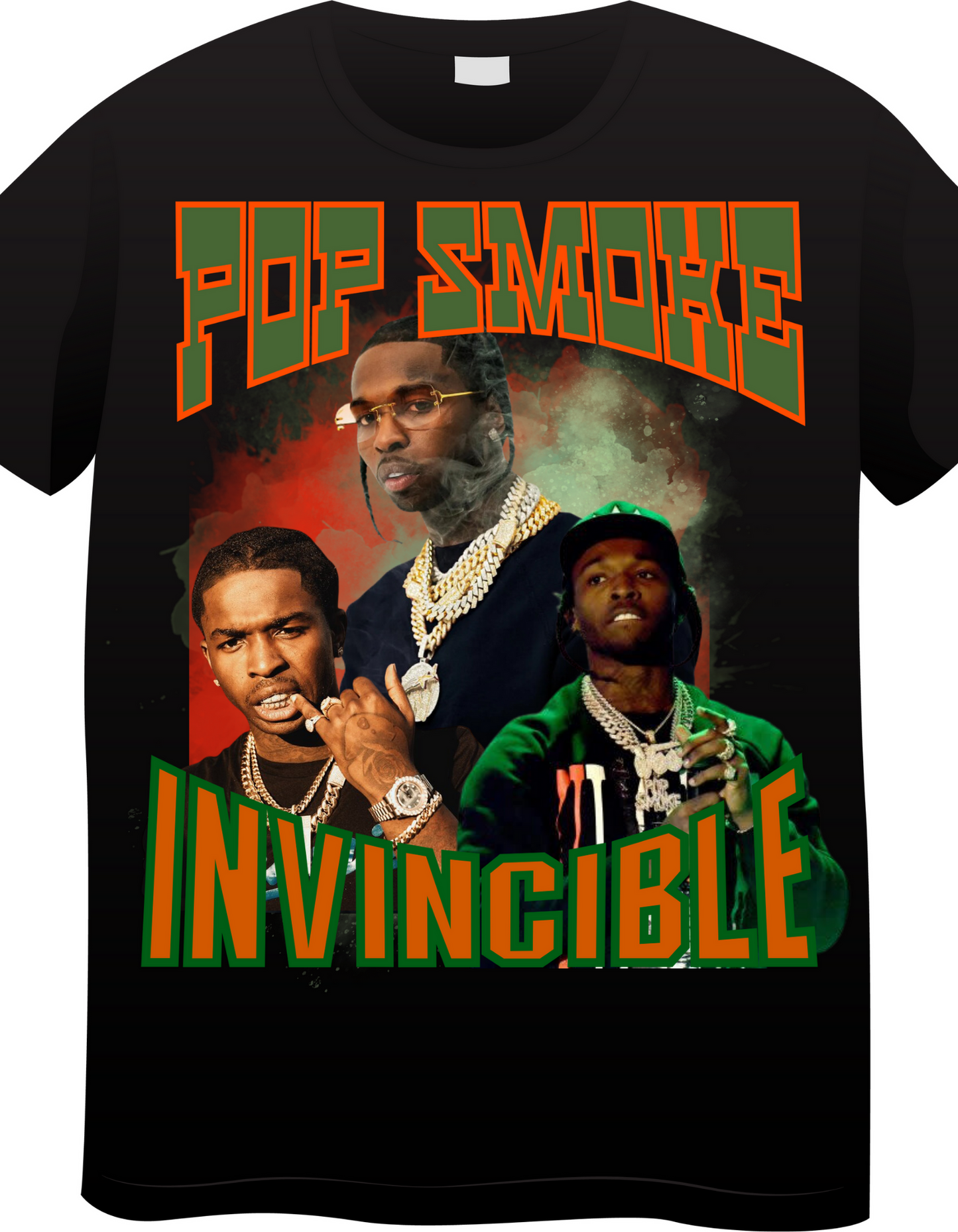 Pop smoke graphic tee