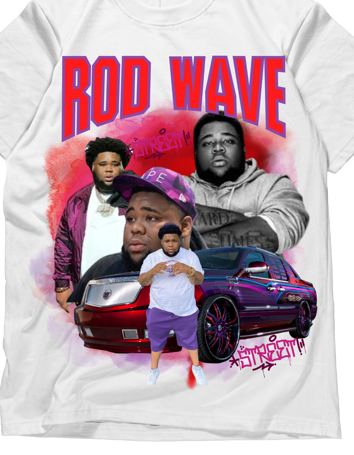 Rod wave 3 graphic tee