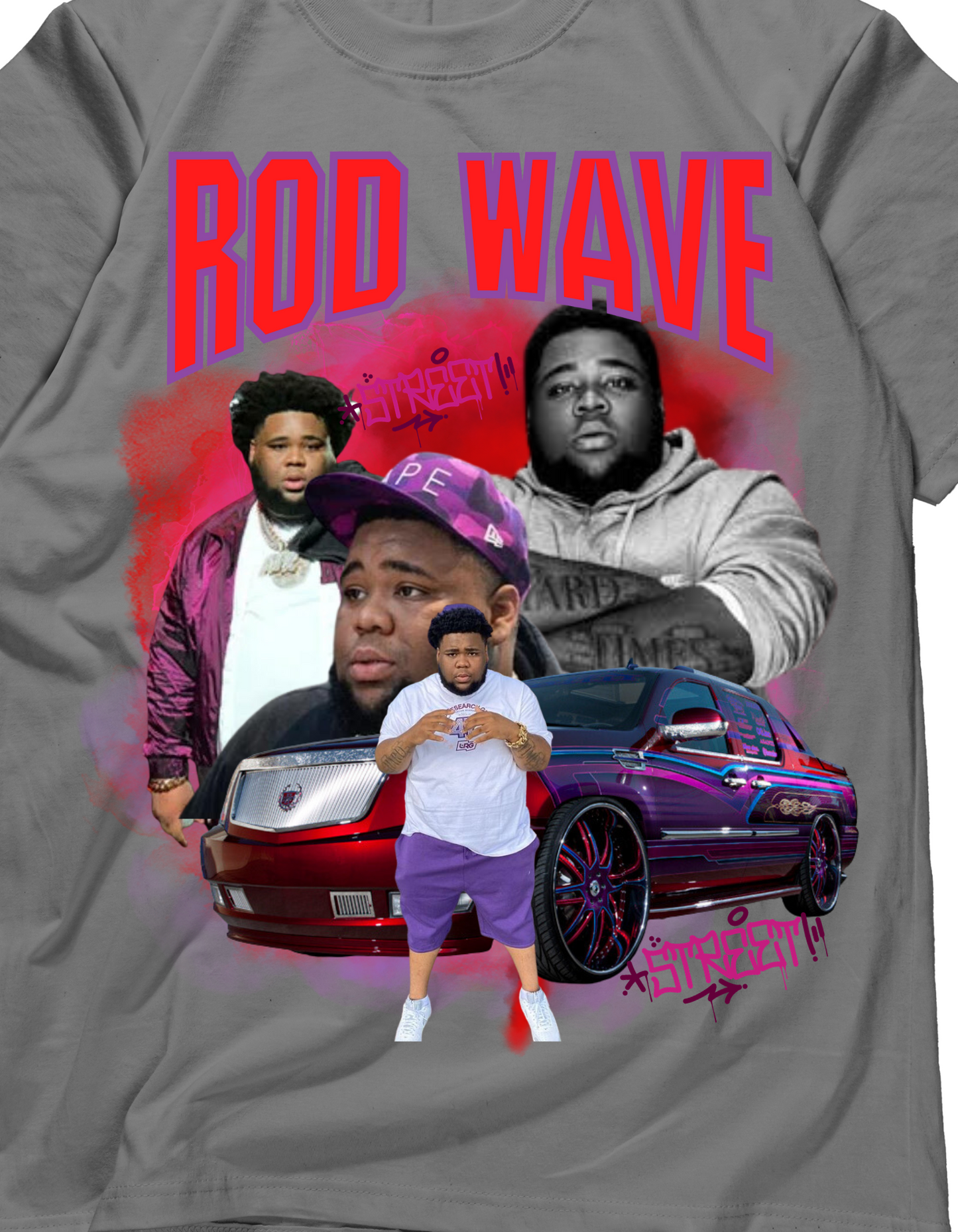 Rod wave 3 graphic tee