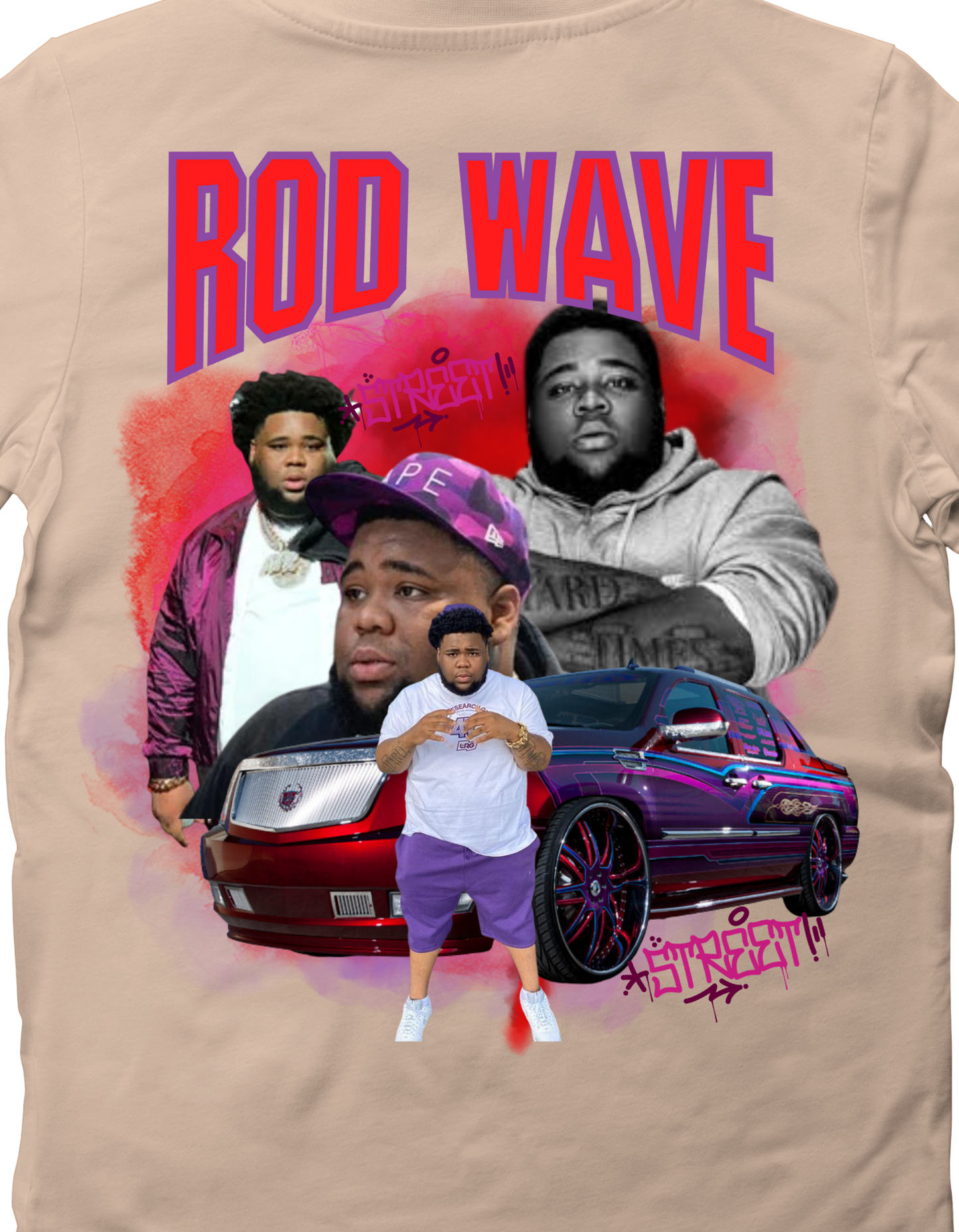 Rod wave 3 graphic tee