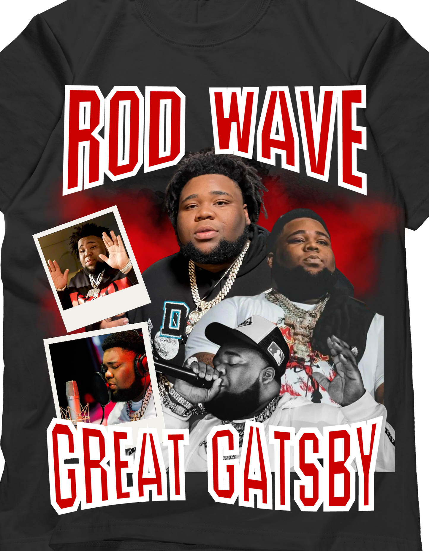 Rod wave great gatsby graphic tee