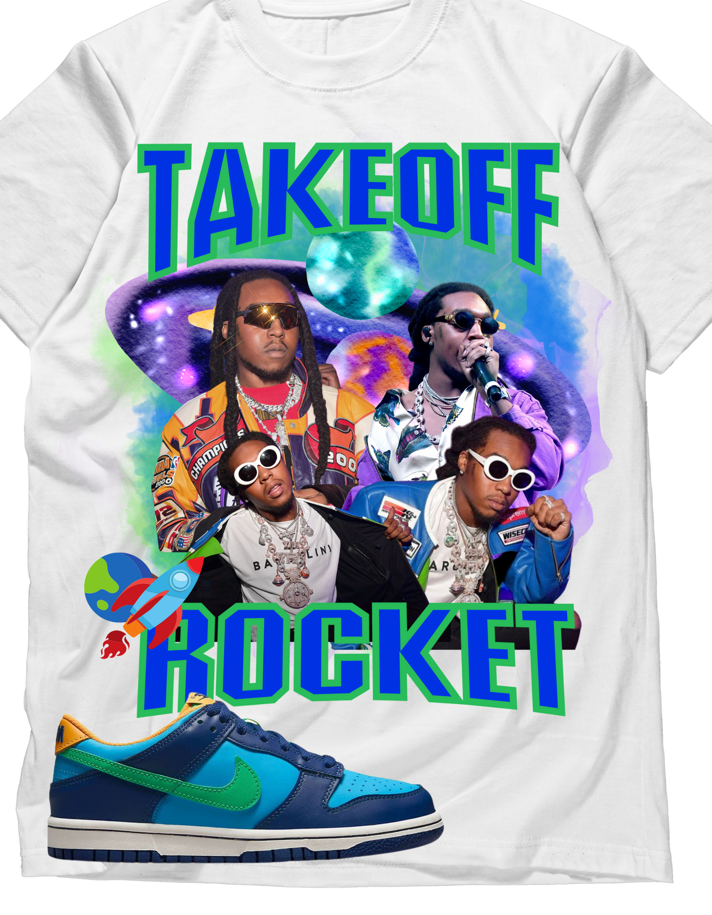 Take off graphic tee