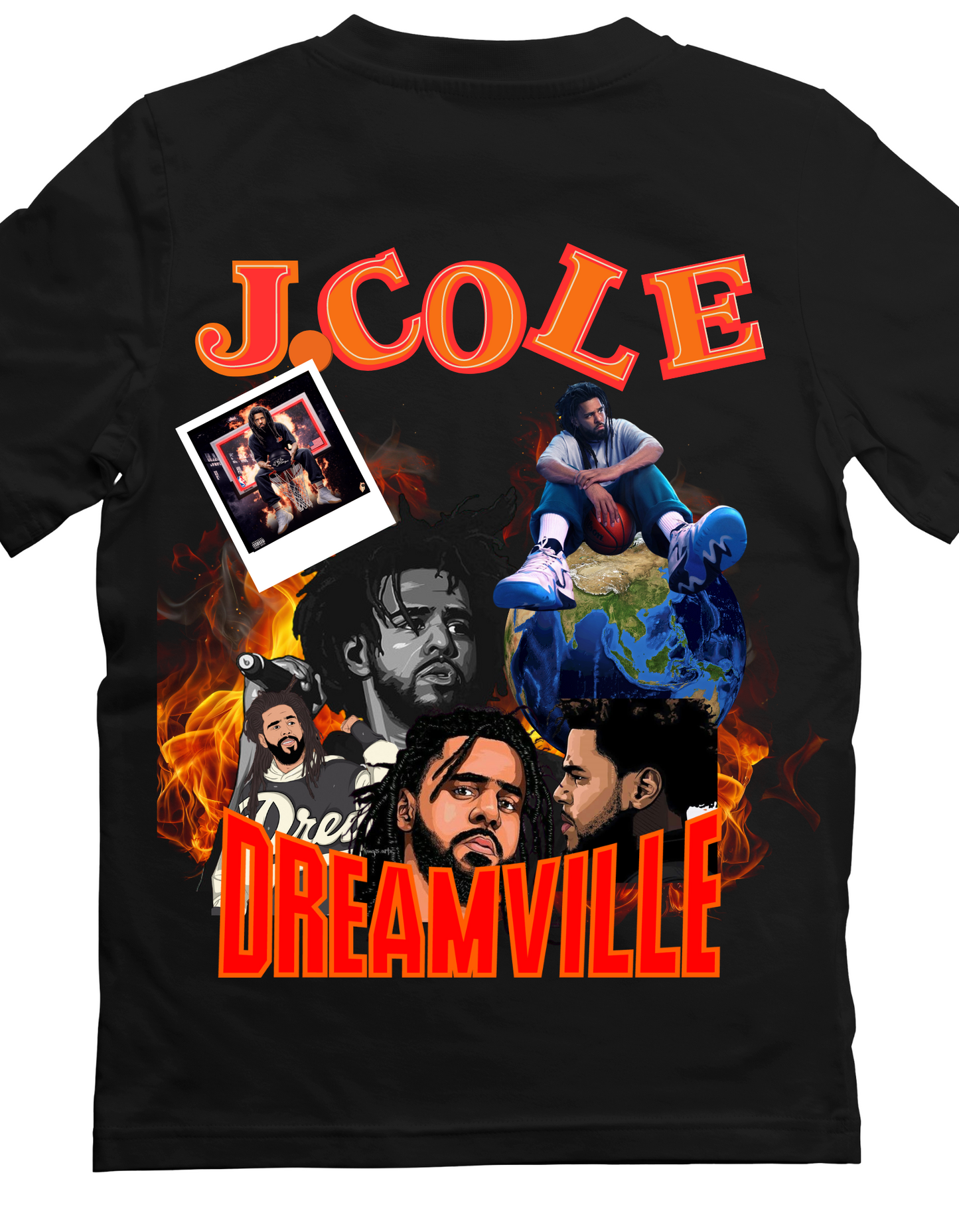 J cole graphic tee 2