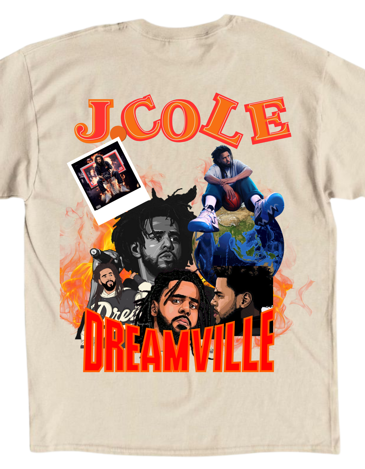 J cole graphic tee 2