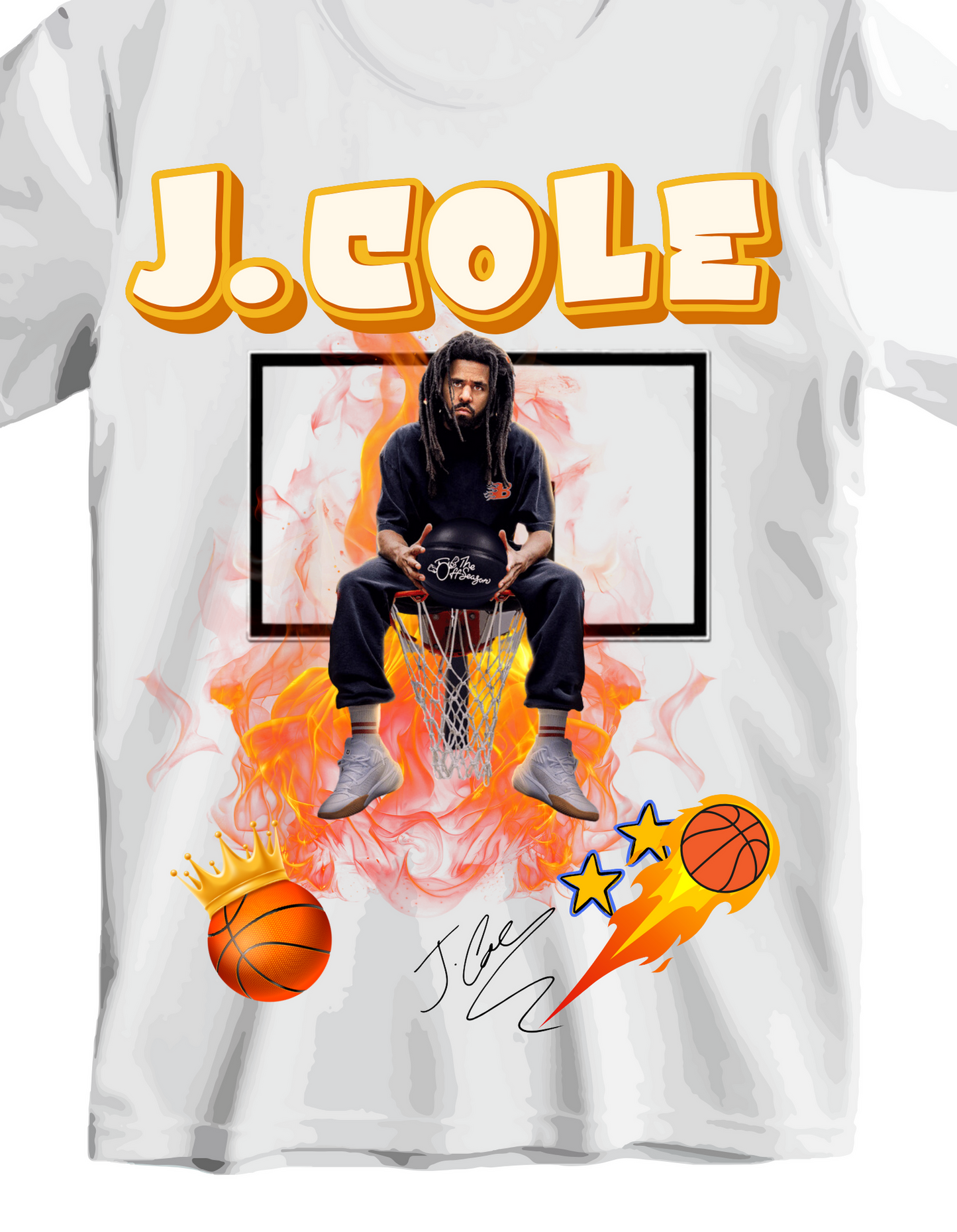 J cole graphic tee