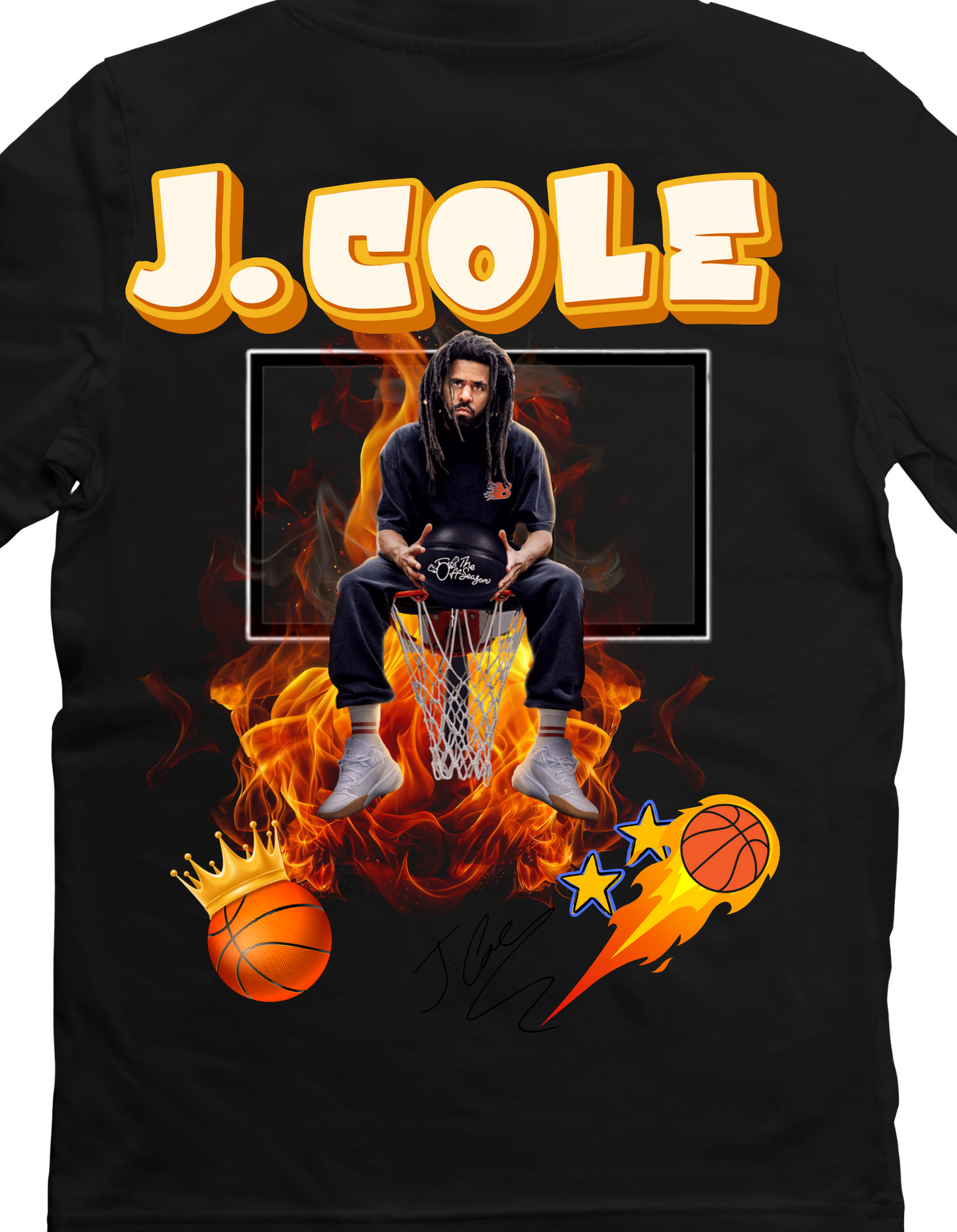 J cole graphic tee