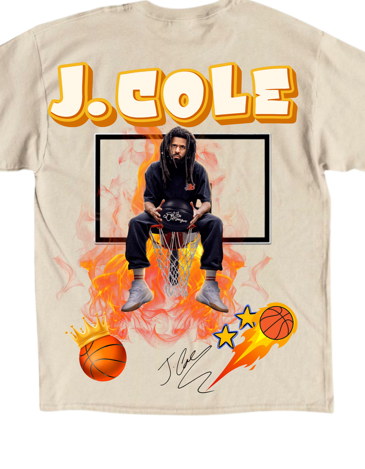 J cole graphic tee