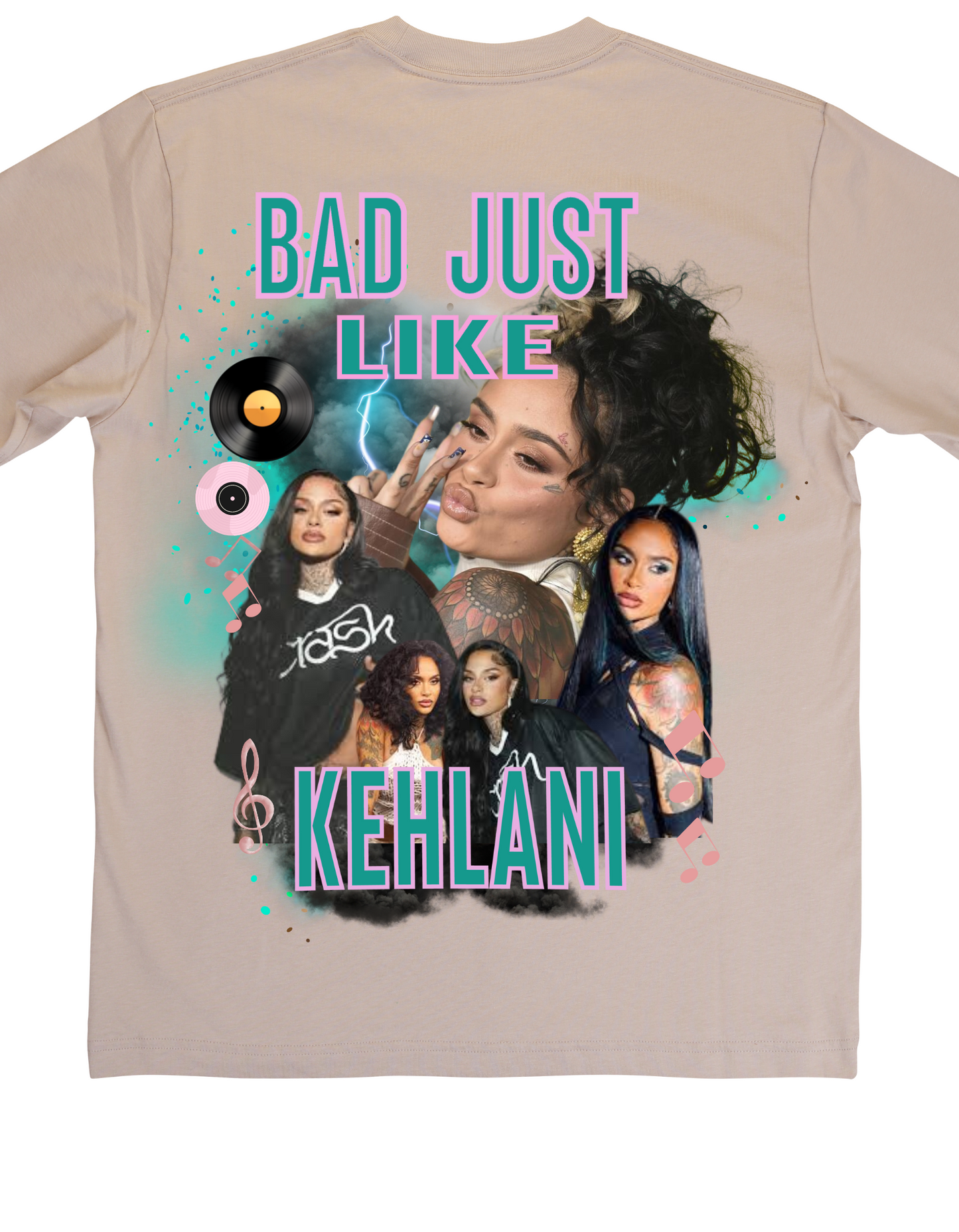 Just like k3hlani graphic shirt