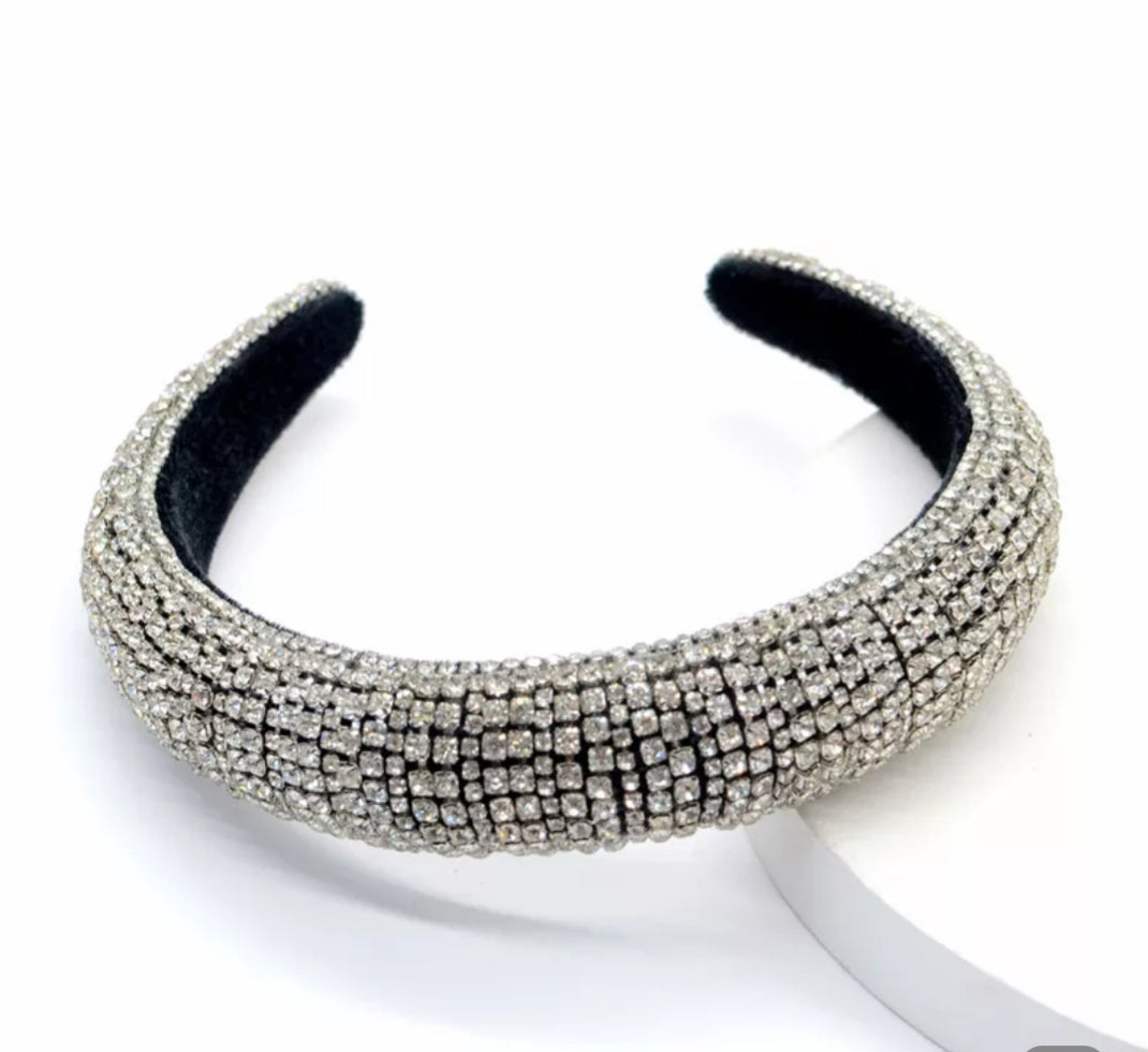 Silver Glamour Headband