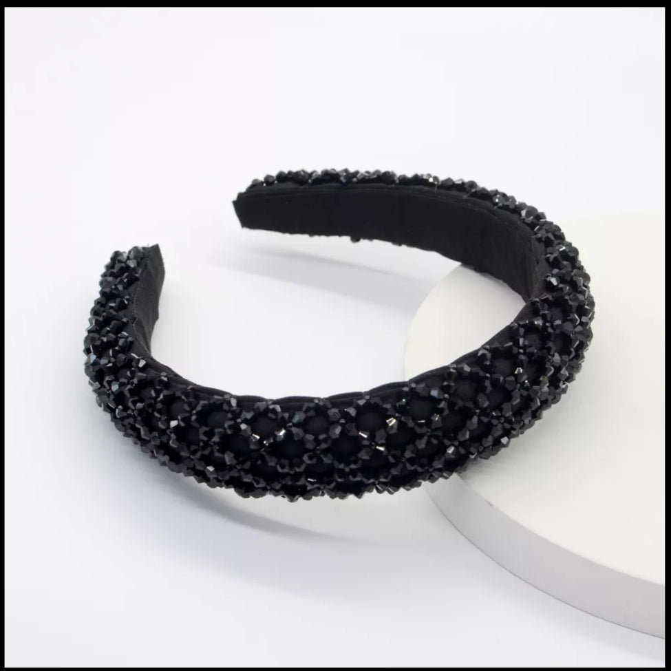 Black Glamour Headband